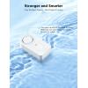imageGovee WiFi Water Sensor 2 Pack Smart Water Leak Detector 100dB Adjustable Alarm Suit for Home and Basement Water Leak Alert with Email ampamp APP Push Only Support 24G WiFi1 sensor  Gateway