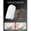 imageGovee WiFi Water Sensor 2 Pack Smart Water Leak Detector 100dB Adjustable Alarm Suit for Home and Basement Water Leak Alert with Email ampamp APP Push Only Support 24G WiFi1 sensor  Gateway