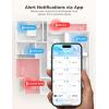 imageGovee WiFi Water Sensor 2 Pack Smart Water Leak Detector 100dB Adjustable Alarm Suit for Home and Basement Water Leak Alert with Email ampamp APP Push Only Support 24G WiFi1 sensor  Gateway