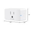 imageGovee Smart Plug 15A WiFi Bluetooth Outlet 1 Pack Work with Alexa and Google Assistant WiFi Plugs with Multiple Timers Govee Home APP Group Control Remotely No Hub Required ETLampampFCC Certified4