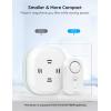 imageGovee Water Leak Detectors 5 Pack 100dB Adjustable Audio Alarm Sensor Sensitive Leak and Drip Alert for Kitchen Bathroom Basement Cannot Connect to WiFi Directly