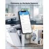 imageGovee Water Leak Detectors 5 Pack 100dB Adjustable Audio Alarm Sensor Sensitive Leak and Drip Alert for Kitchen Bathroom Basement Cannot Connect to WiFi Directly