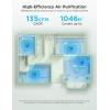 imageGoveeLife Smart Air Purifier for Home Large Room Covers up to 1046 ft HEPA Sleep Mode 3in1 Filter Air Purifier with App Alexa Control for Pet Hair Odors Pollen and Smoke no sensorWithout PM 25 Sensor