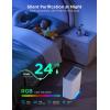 imageGoveeLife Smart Air Purifier for Home Large Room Covers up to 1046 ft HEPA Sleep Mode 3in1 Filter Air Purifier with App Alexa Control for Pet Hair Odors Pollen and Smoke no sensorWithout PM 25 Sensor