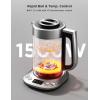 imageGoveeLife Smart Electric Kettle with Tea Infuser for Loose Leaf 17 L Electric Tea Kettle with Brewing Program Variable Temperature Control 2 H Keep Warm ampamp Auto Shut off BPA Free SliverSilver