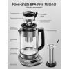 imageGoveeLife Smart Electric Kettle with Tea Infuser for Loose Leaf 17 L Electric Tea Kettle with Brewing Program Variable Temperature Control 2 H Keep Warm ampamp Auto Shut off BPA Free SliverSilver