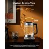 imageGoveeLife Smart Electric Kettle with Tea Infuser for Loose Leaf 17 L Electric Tea Kettle with Brewing Program Variable Temperature Control 2 H Keep Warm ampamp Auto Shut off BPA Free SliverSilver