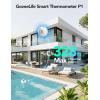imageGoveeLife Smart Pool Thermometer Wireless with WiFi Gateway Digital Pool Thermometer Floating with IPX7 Waterproof Remote App Read Alert Swimming Temperature for Outdoor Bath Tub FishbowlHot Tub1 Gateway  1 Sensor