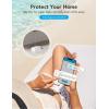 imageGoveeLife WiFi Water Ieak Detector 2 for Home Smart Water Ieak Sensor 4 Pack with 100dB Adjustable Alarm and App Alerts Wireless Detector with 1312 ft Transmission for Basement Kitchen Bathroom1 gateway  4 sensor