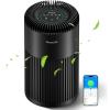 imageGoveeLife Smart Air Purifier for Home Large Room Up to 1524 sqftwith Washable Filter Integrated PM 25 Air Quality SensorWiFi H13 True HEPA Air Purifier for Smoke Wildfire Pet Hair24dB WhiteBlack