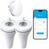 imageGoveeLife Smart Pool Thermometer Wireless with WiFi Gateway Digital Pool Thermometer Floating with IPX7 Waterproof Remote App Read Alert Swimming Temperature for Outdoor Bath Tub FishbowlHot Tub1 Gateway  2 Sensor