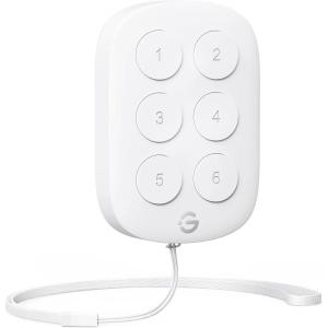 imageGoveeLife Wireless Mini Smart 6 Button Sensor Group Control Multiple Devices Versatile Control Button Battery Powered Supports Most GoveeLife Smart Products