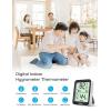 imageGovee Indoor Hygrometer Thermometer 3 Pack Bluetooth Humidity Temperature Gauge with Large LCD Display Notification Alert with Max Min Records 2 Years Data Storage Export for Room Greenhouse BlackBlack