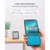 imageGovee Indoor Hygrometer Thermometer 3 Pack Bluetooth Humidity Temperature Gauge with Large LCD Display Notification Alert with Max Min Records 2 Years Data Storage Export for Room Greenhouse BlackBlack