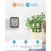 imageGovee Indoor Hygrometer Thermometer 3 Pack Bluetooth Humidity Temperature Gauge with Large LCD Display Notification Alert with Max Min Records 2 Years Data Storage Export for Room Greenhouse BlackBlack