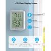 imageGovee Indoor Hygrometer Thermometer 3 Pack Bluetooth Humidity Temperature Gauge with Large LCD Display Notification Alert with Max Min Records 2 Years Data Storage Export for Room Greenhouse BlackGrey