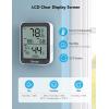 imageGovee Indoor Hygrometer Thermometer 3 Pack Bluetooth Humidity Temperature Gauge with Large LCD Display Notification Alert with Max Min Records 2 Years Data Storage Export for Room Greenhouse BlackBlack