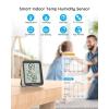imageGovee Indoor Hygrometer Thermometer 3 Pack Bluetooth Humidity Temperature Gauge with Large LCD Display Notification Alert with Max Min Records 2 Years Data Storage Export for Room Greenhouse BlackBlack