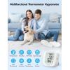 imageGovee WiFi Thermometer Hygrometer 2Pack H5103 Indoor Temperature Humidity Sensor with Electronic Ink Display App Notification Alert Free Data Storage Export Digital Remote Monitor for Bedroom2