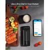 imageGoveeLife Digital Meat Thermometer Wireless with WiFi Bluetooth Food Thermometer for Cooking Long Range Probe Monitoring Rechargeable Base APP Alerts Recipes for BBQ Oven Grill SmokerSingle Probe Set