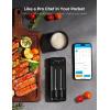 imageGoveeLife Digital Meat Thermometer Wireless with WiFi Bluetooth Food Thermometer for Cooking Long Range Probe Monitoring Rechargeable Base APP Alerts Recipes for BBQ Oven Grill SmokerDouble Probe Set