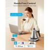 imageGoveeLife Smart Electric Kettle 08L WiFi Gooseneck Kettle Compatible with Alexa 5 Modes for Use 3minute Fast Heating and 2H Keep Warm AutoShut off for Safety Stainless Steel Matte BlackSilver
