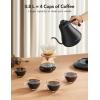 imageGoveeLife Smart Electric Kettle 08L WiFi Gooseneck Kettle Compatible with Alexa 5 Modes for Use 3minute Fast Heating and 2H Keep Warm AutoShut off for Safety Stainless Steel Matte BlackMatte Black