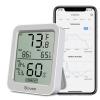 imageGovee Indoor Hygrometer Thermometer 3 Pack Bluetooth Humidity Temperature Gauge with Large LCD Display Notification Alert with Max Min Records 2 Years Data Storage Export for Room Greenhouse BlackGrey