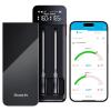 imageGoveeLife Digital Meat Thermometer Wireless with WiFi Bluetooth Food Thermometer for Cooking Long Range Probe Monitoring Rechargeable Base APP Alerts Recipes for BBQ Oven Grill SmokerDouble Probe Set