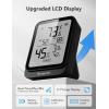 imageGoveeLife Hygrometer Thermometer H5104 Bluetooth Room Temperature Monitor with APP Alert and 2 Years Date Storage Export Remote LCD Digital Hygrometer Indoor Humidity Meter Greenhouse Humidor RVBlack