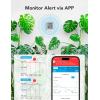 imageGoveeLife Hygrometer Thermometer H5104 Bluetooth Room Temperature Monitor with APP Alert and 2 Years Date Storage Export Remote LCD Digital Hygrometer Indoor Humidity Meter Greenhouse Humidor RVWhite