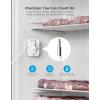 imageGoveeLife WiFi Refrigerator Thermometer with Alarm Wireless Digital Freezer Temperature Gauge with App Control 2 Years Free Data Export for Home Kitchen Fridge Pool Hot Tub