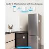 imageGoveeLife WiFi Refrigerator Thermometer with Alarm Wireless Digital Freezer Temperature Gauge with App Control 2 Years Free Data Export for Home Kitchen Fridge Pool Hot Tub