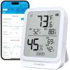 imageGoveeLife Hygrometer Thermometer H5104 Bluetooth Room Temperature Monitor with APP Alert and 2 Years Date Storage Export Remote LCD Digital Hygrometer Indoor Humidity Meter Greenhouse Humidor RVWhite