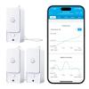 imageGoveeLife Outdoor Thermometer Hygrometer Subdevice H5107 1 Pack Mini Temperature Humidity Sensor with APP Notification Alert IP 65 Waterproof WiFi Gateway Not Included3 Sensors