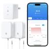 imageGoveeLife WiFi Refrigerator Thermometer with Alarm Wireless Digital Freezer Temperature Gauge with App Control 2 Years Free Data Export for Home Kitchen Fridge Pool Hot Tub 2 Pack