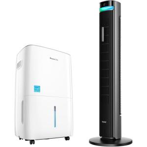 imageGoveeLife 42 Tower Fan for Bedroom Bundle with Dehumidifier for Home