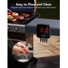 imageGoveeLife WiFi Meat Thermometer Digital Smart Cooking Thermometer with 4 Probes Wireless Bluetooth Grill Thermometer with APP Alert and Temp Curve 40H Rechargeable BBQ Thermometer for Smoker Oven