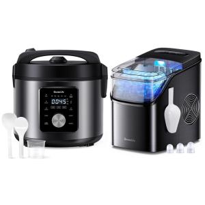 imageGoveeLife Smart Ice Maker Countertop Bundle with Smart Rice Cooker