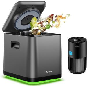 imageGoveeLife Smart Mini Air Purifier for Bedroom Bundle with 3L Electric Composter