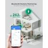 imageGoveeLife 262ft Bluetooth Hygrometer Thermometer 3 Pack H5110 Mini Humidity Temperature Sensor with Remote App Notifications 2Year Free Data Storage Export for Bedroom Wine Cellar Basements3