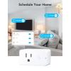 imageGovee Smart Plug with Energy Monitoring WiFi Bluetooth Plug Work with Alexa and Google Assistant 15A Smart Outlets with Timer ampamp Group Controller No Hub Required ETLampampFCC Certified for Home 2 Pack4
