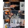 imageGovee Bluetooth Meat Thermometer Wireless Meat Thermometer for Smoker Oven Digital Grill Thermometer with 6 Probes Timer Mode Smart LCD Backlight BBQ Thermometer for Cooking Turkey Fish BeefBlack