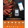 imageGovee Bluetooth Meat Thermometer Wireless Meat Thermometer for Smoker Oven Digital Grill Thermometer with 6 Probes Timer Mode Smart LCD Backlight BBQ Thermometer for Cooking Turkey Fish BeefSilver
