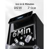 imageGoveeLife Smart Nugget Ice Maker Pro 60lbs Daily 6Minute First Ice 40dB UltraQuiet with AI NoiseGuard App ampamp Voice Control SelfClean 35L Basket ampamp Dual Water Tanks for Home Kitchen Party
