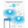 image:imageGovee Bluetooth Hygrometer Thermometer Wireless Thermometer Mini Humidity Sensor with Notification Alert Data Storage and Export 262 Feet Connecting Range1