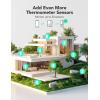 image:imageGoveeLife Indoor WiFi Thermometer Hygrometer 3Pack Smart Humidity Temperature Sensor with IP 65 Waterproof App Notifications 2Year Free Data Storage Export Temperature Humidity for Home Patio1 Gateway  1 Sensor
