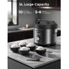 image:imageGoveeLife Smart Rice Cooker 6in1 MultiCooker Slow Cooker Yogurt Maker Saute Pan Steamer Food Warmer 1000W 10Cup Uncooked 52 Quart Includes App with 33 Recipes