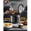 image:imageGoveeLife Smart Rice Cooker 6in1 MultiCooker Slow Cooker Yogurt Maker Saute Pan Steamer Food Warmer 1000W 10Cup Uncooked 52 Quart Includes App with 33 Recipes