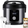 image:imageGoveeLife Smart Rice Cooker 6in1 MultiCooker Slow Cooker Yogurt Maker Saute Pan Steamer Food Warmer 1000W 10Cup Uncooked 52 Quart Includes App with 33 Recipes